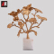Living room table decoration white jade base copper branch hotel home decoration >=2 Pieces